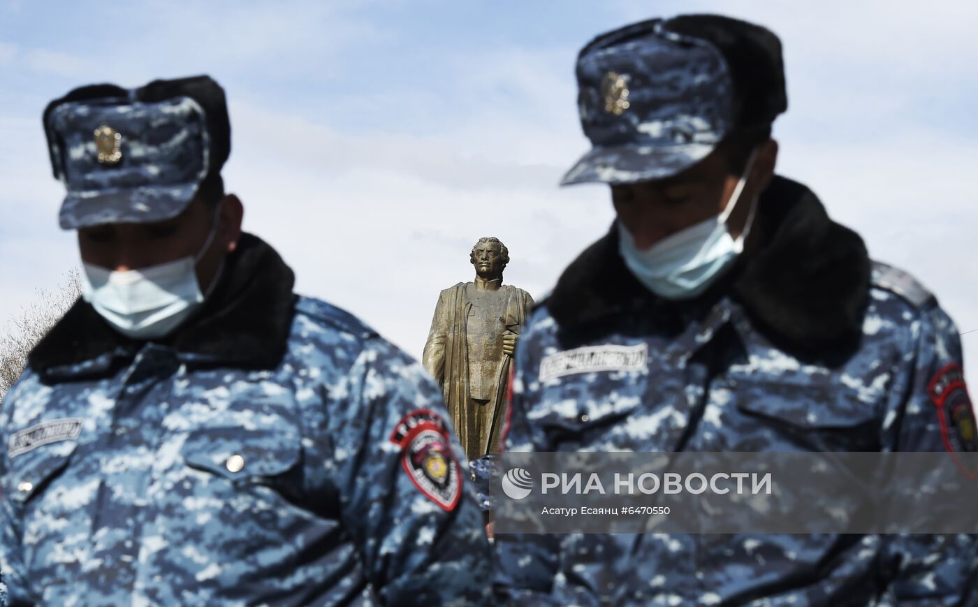 Акция протеста против премьера Армении Н. Пашиняна