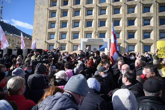 Акция протеста в Тбилиси