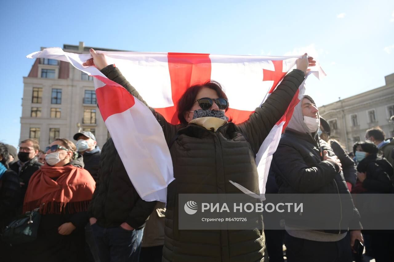 Акция протеста в Тбилиси