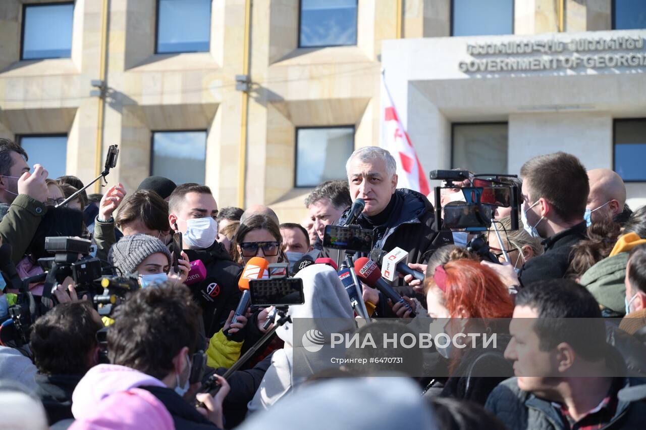 Акция протеста в Тбилиси