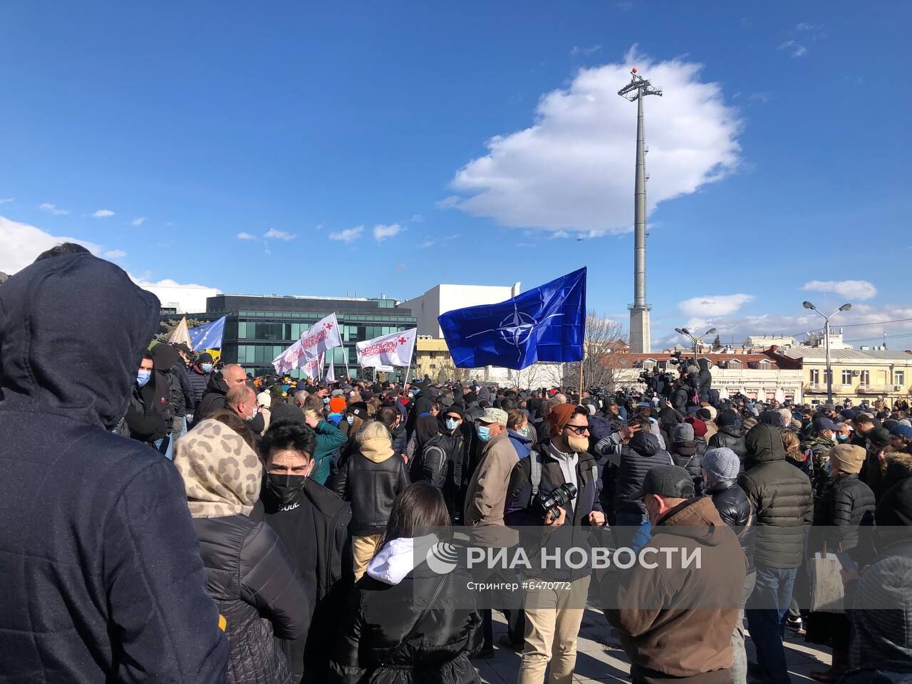 Акция протеста в Тбилиси