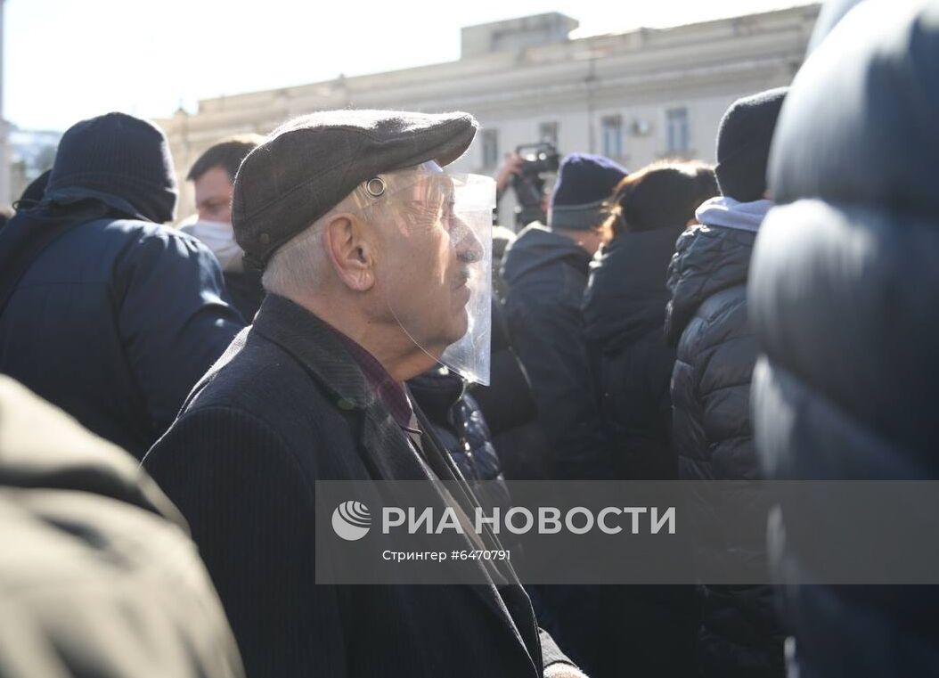 Акция протеста в Тбилиси