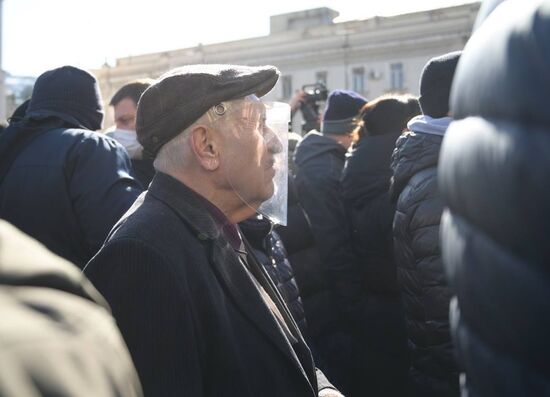 Акция протеста в Тбилиси