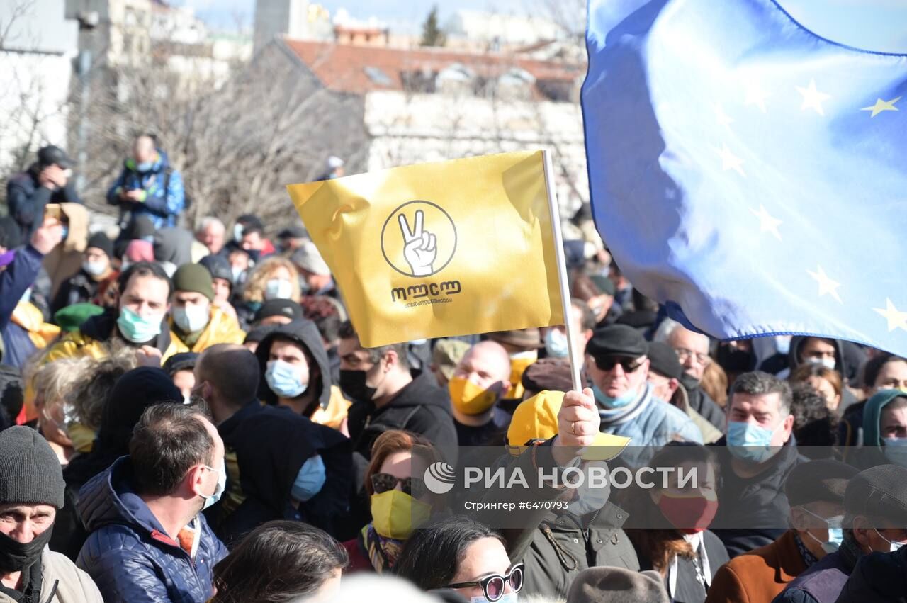 Акция протеста в Тбилиси