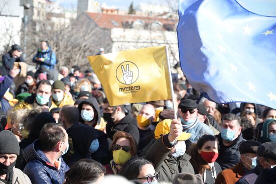 Акция протеста в Тбилиси