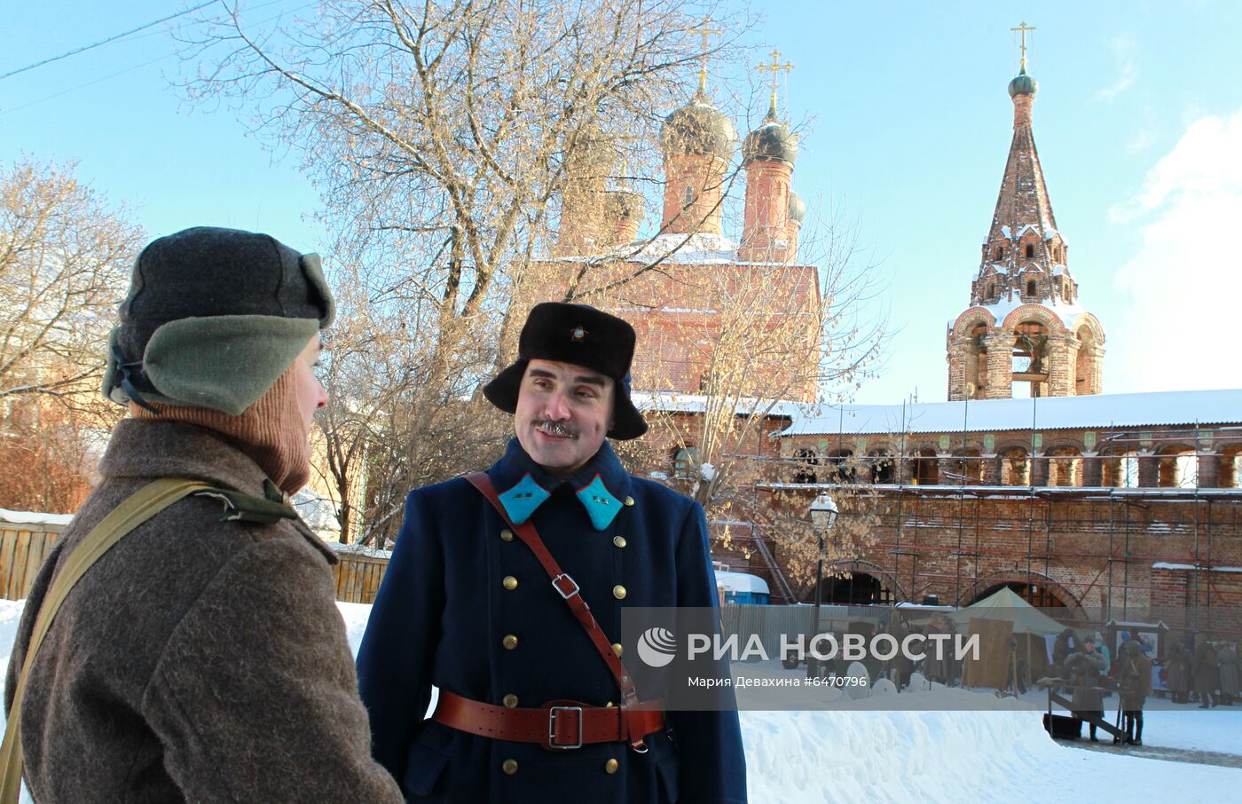 Празднование Дня защитника Отечества в Москве