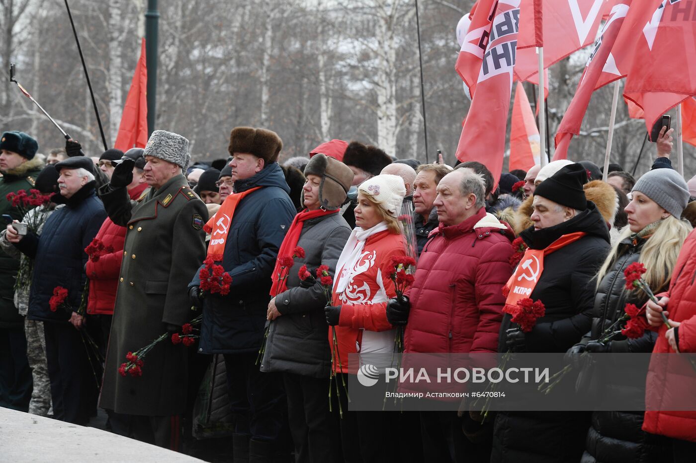 Возложение венков к Могиле Неизвестного Солдата в честь Дня защитника Отечества 