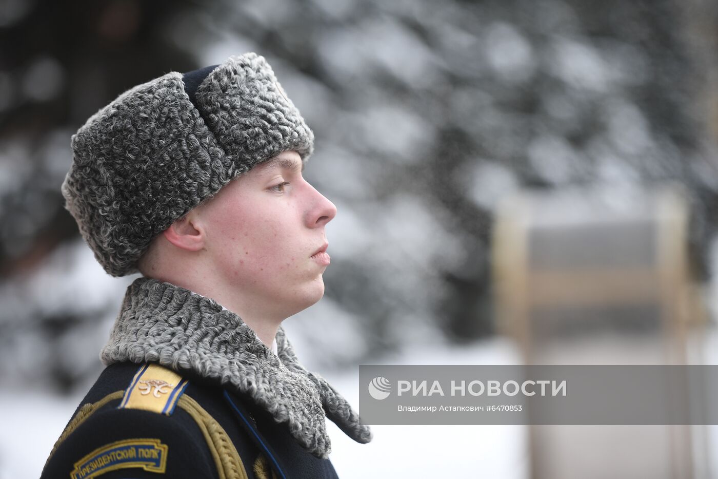 Возложение венков к Могиле Неизвестного Солдата в честь Дня защитника Отечества 