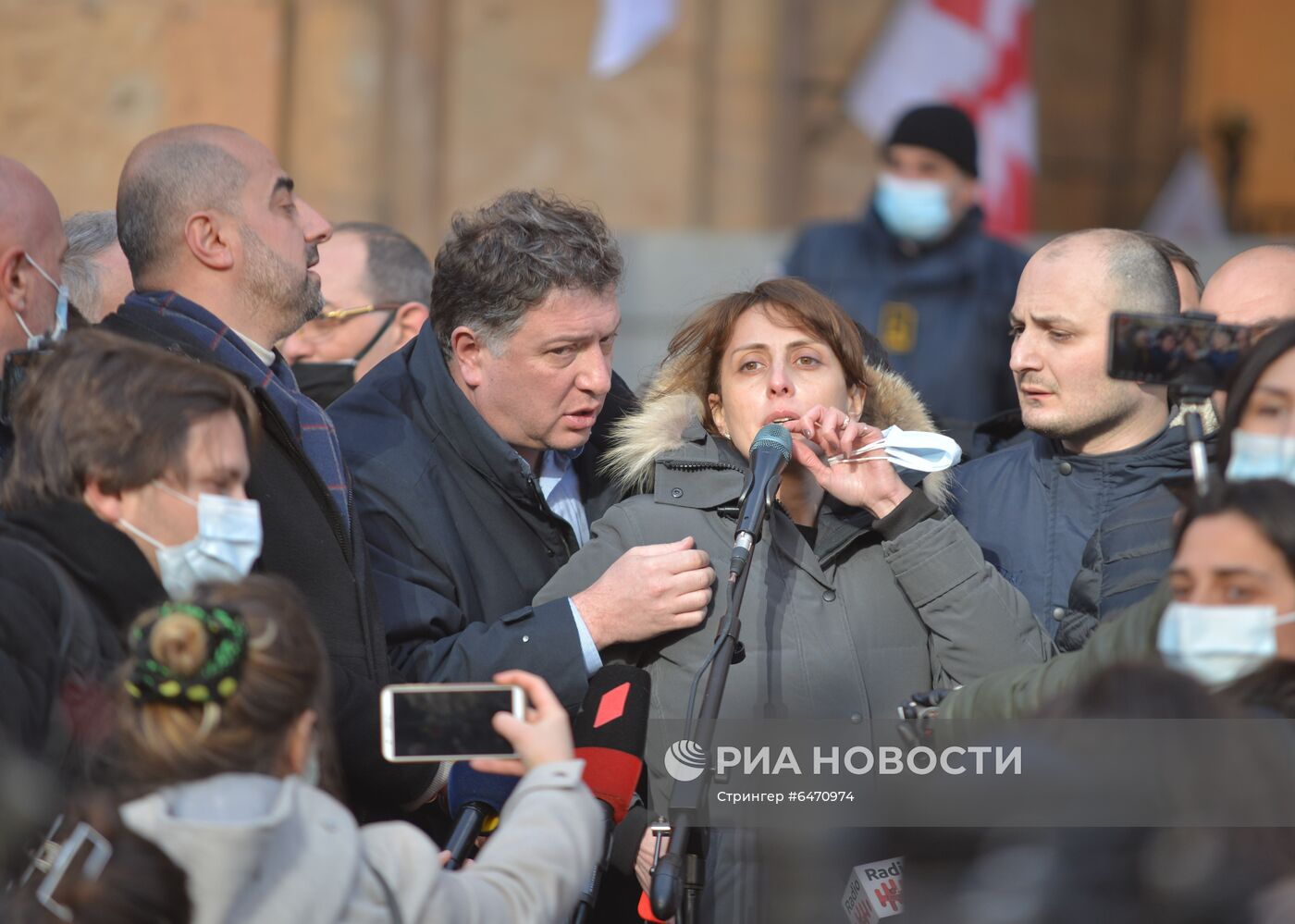 Акция протеста в Тбилиси