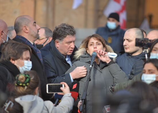 Акция протеста в Тбилиси