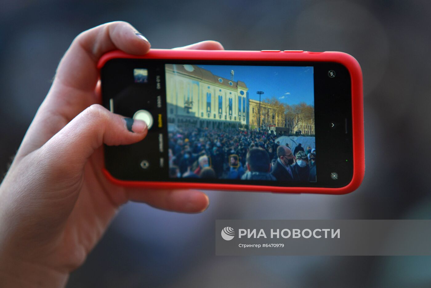 Акция протеста в Тбилиси