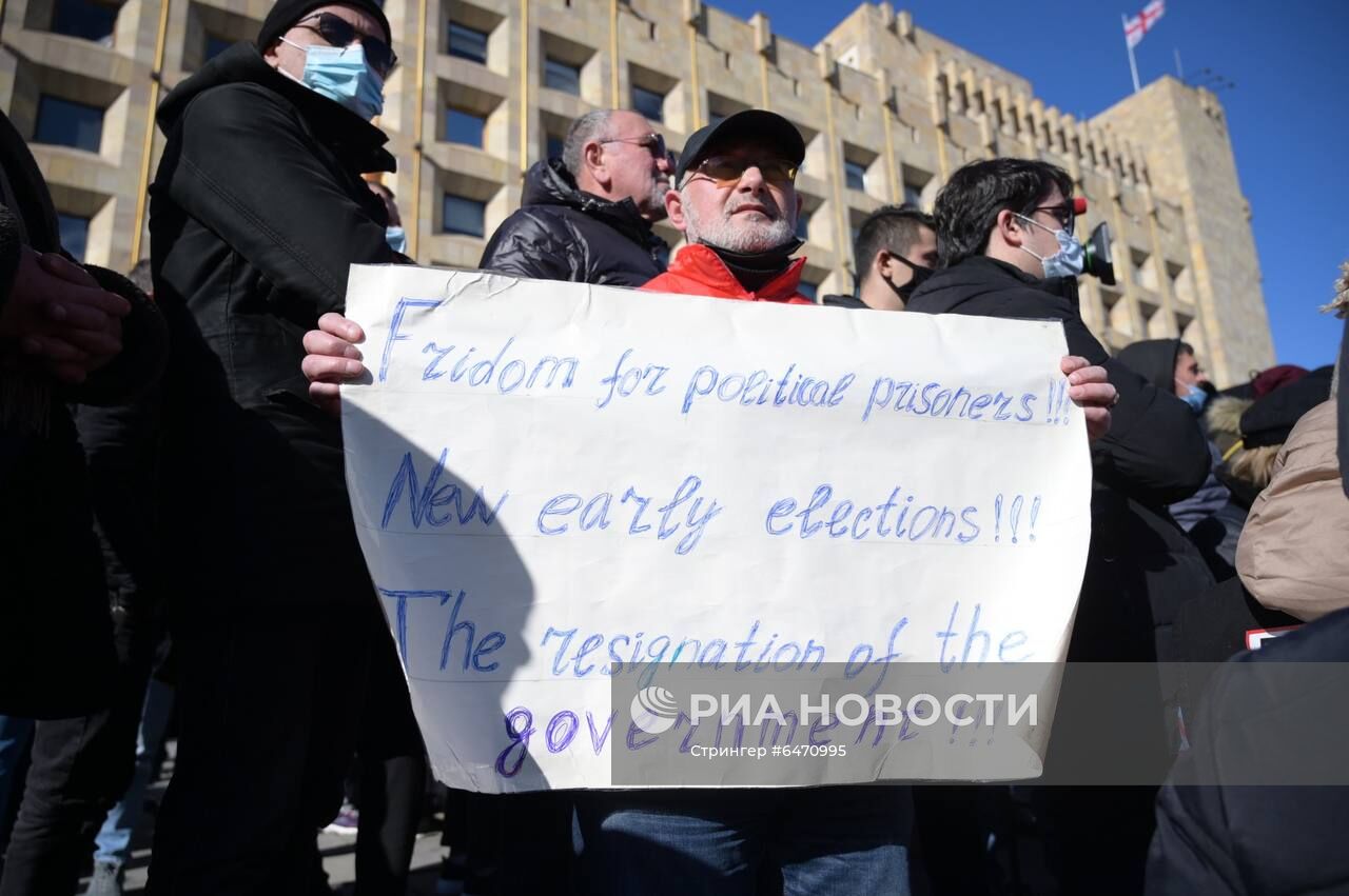 Акция протеста в Тбилиси