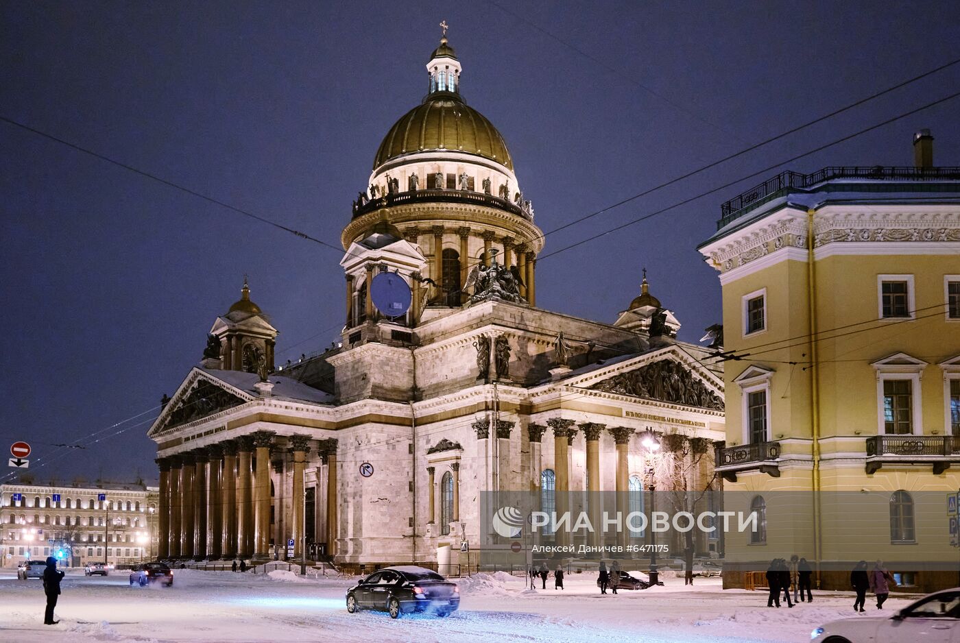 Снегопад в Санкт-Петербурге