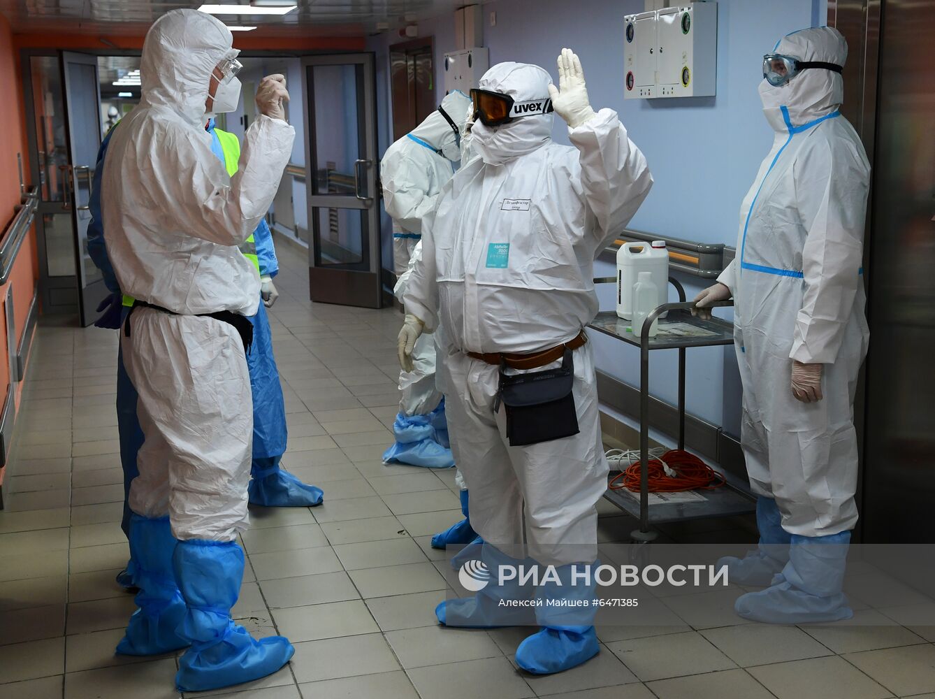 Госпиталь COVID-19 на базе перинатального центра ГКБ №67