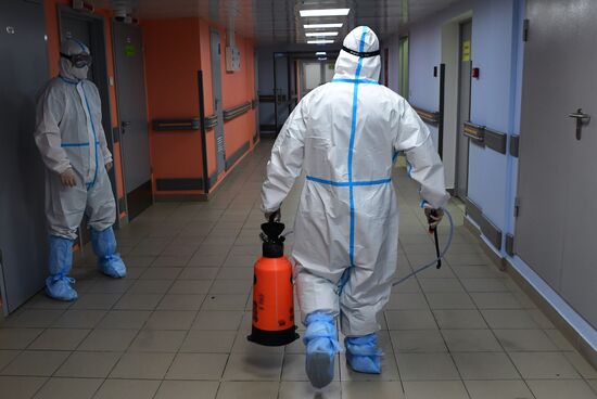 Госпиталь COVID-19 на базе перинатального центра ГКБ №67