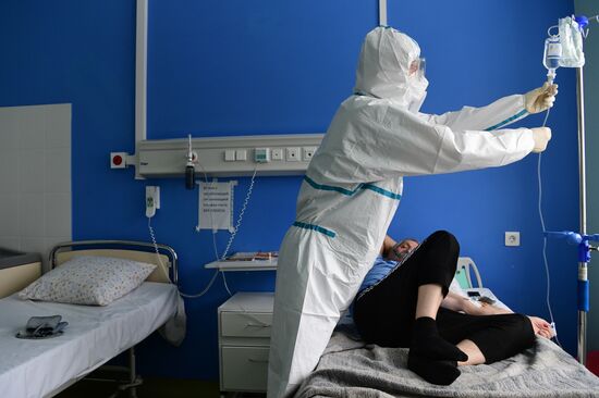 Госпиталь COVID-19 на базе перинатального центра ГКБ №67