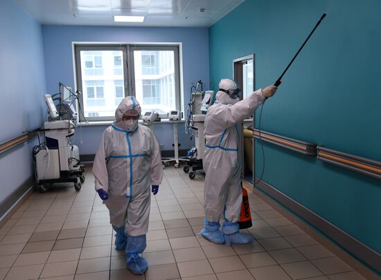 Госпиталь COVID-19 на базе перинатального центра ГКБ №67