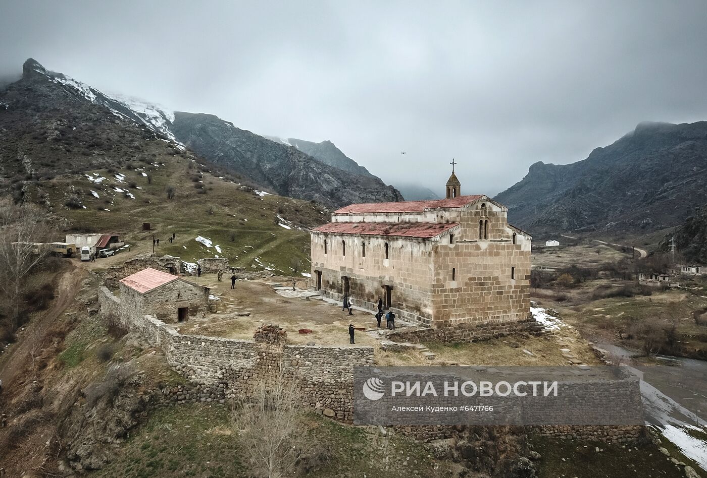 Храм-монастырь Агоглан в Лачинском районе Азербайджана