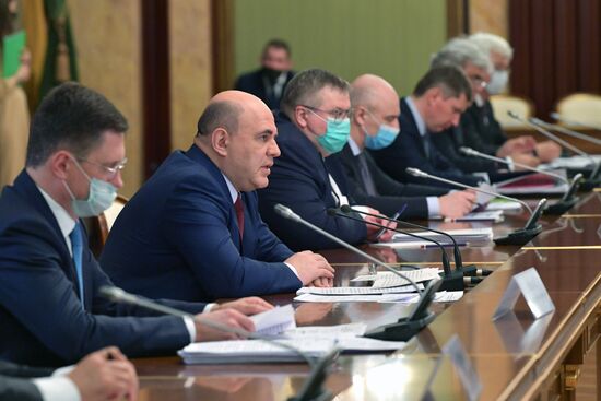 Встреча премьер-министра РФ М. Мишустина с президентом Киргизии С. Жапаровым