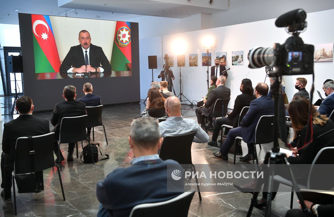 Пресс-конференция президента Азербайджана И. Алиева