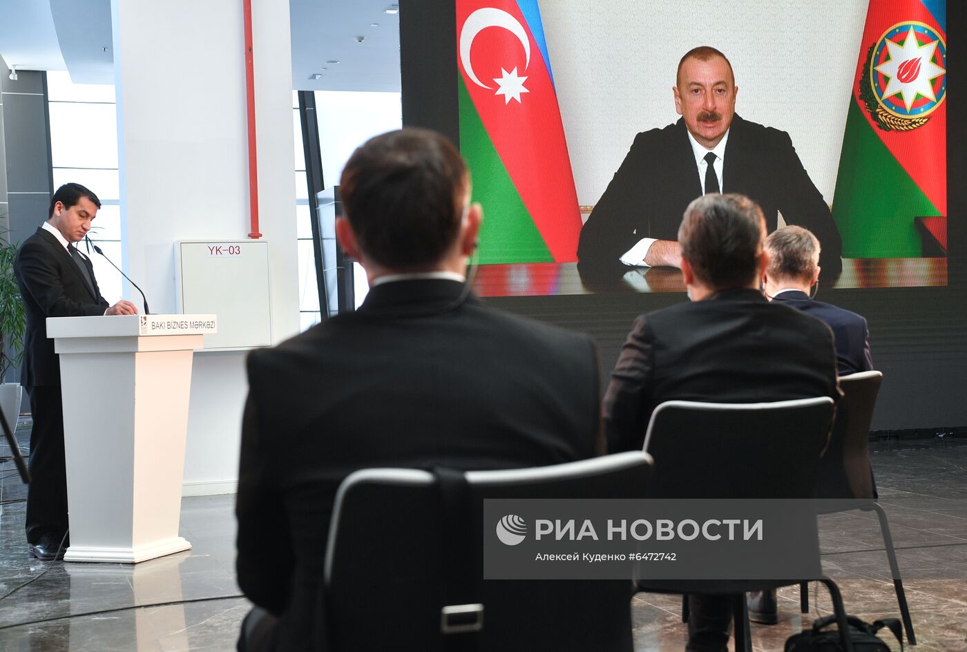 Пресс-конференция президента Азербайджана И. Алиева