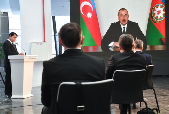 Пресс-конференция президента Азербайджана И. Алиева