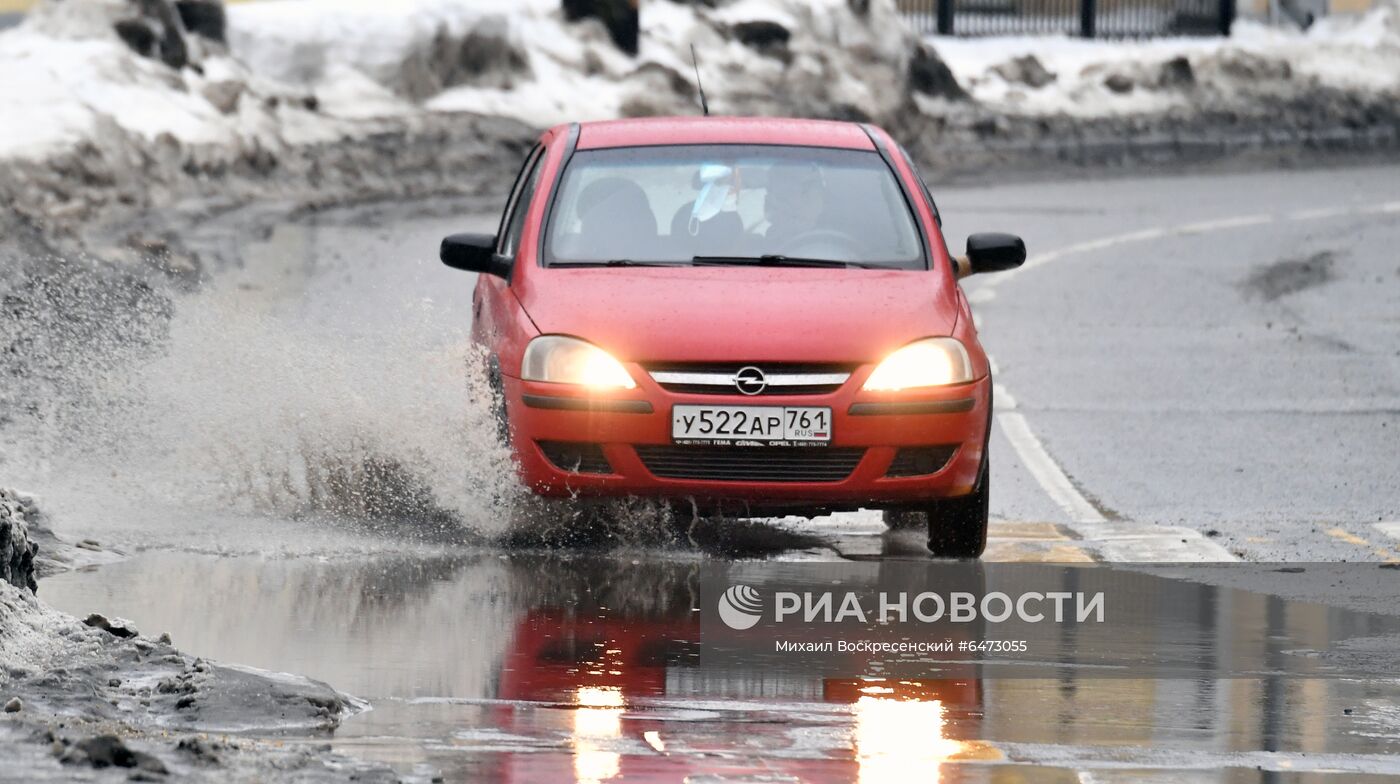 Теплая погода в Москве
