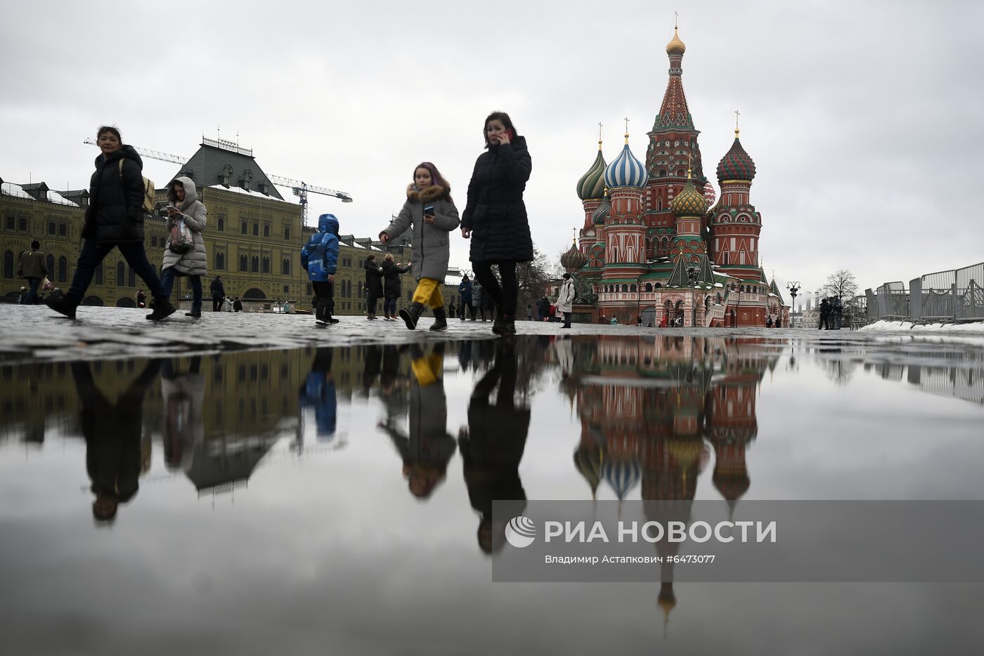 Теплая погода в Москве