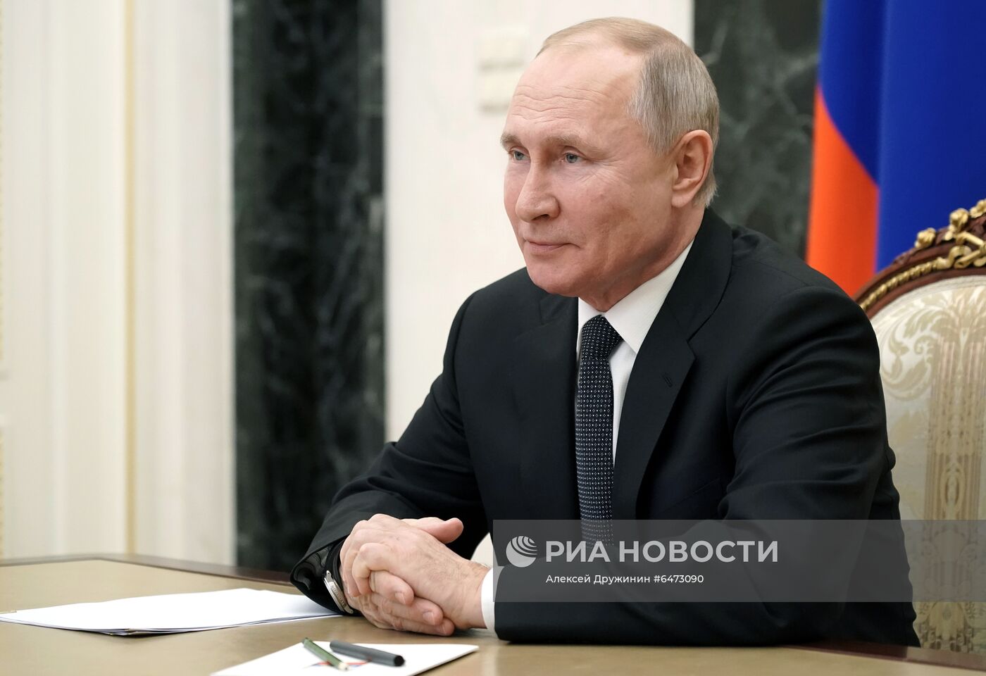 Президент РФ В. Путин провел заседание Совбеза РФ