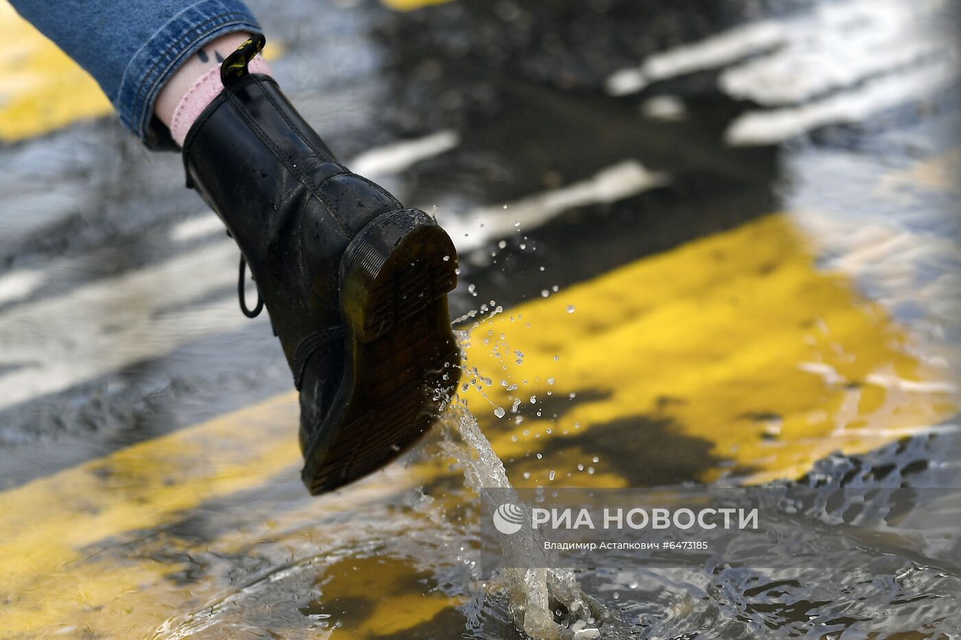 Теплая погода в Москве