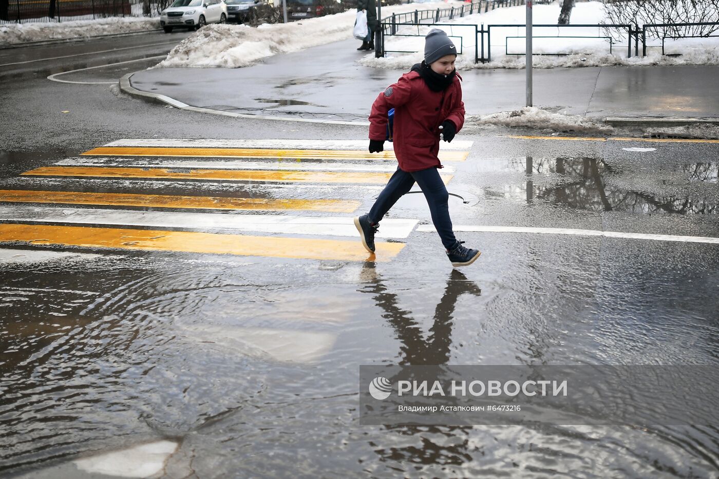 Теплая погода в Москве