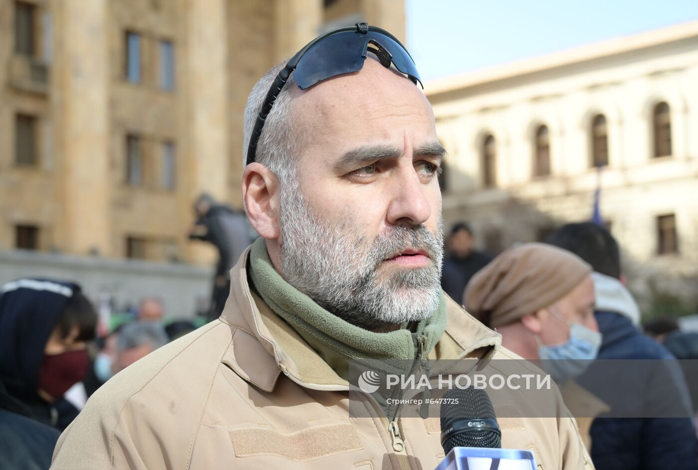 Акция протеста оппозиции в Тбилиси