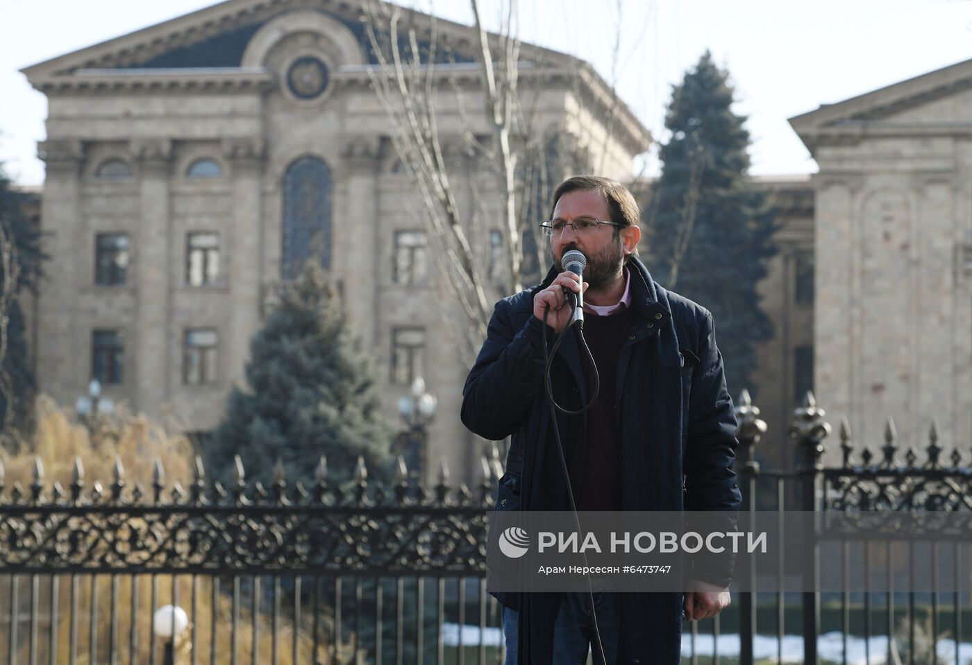 Акция протеста оппозиции в Ереване