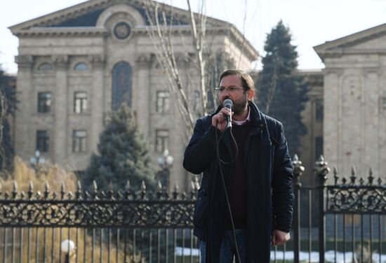 Акция протеста оппозиции в Ереване