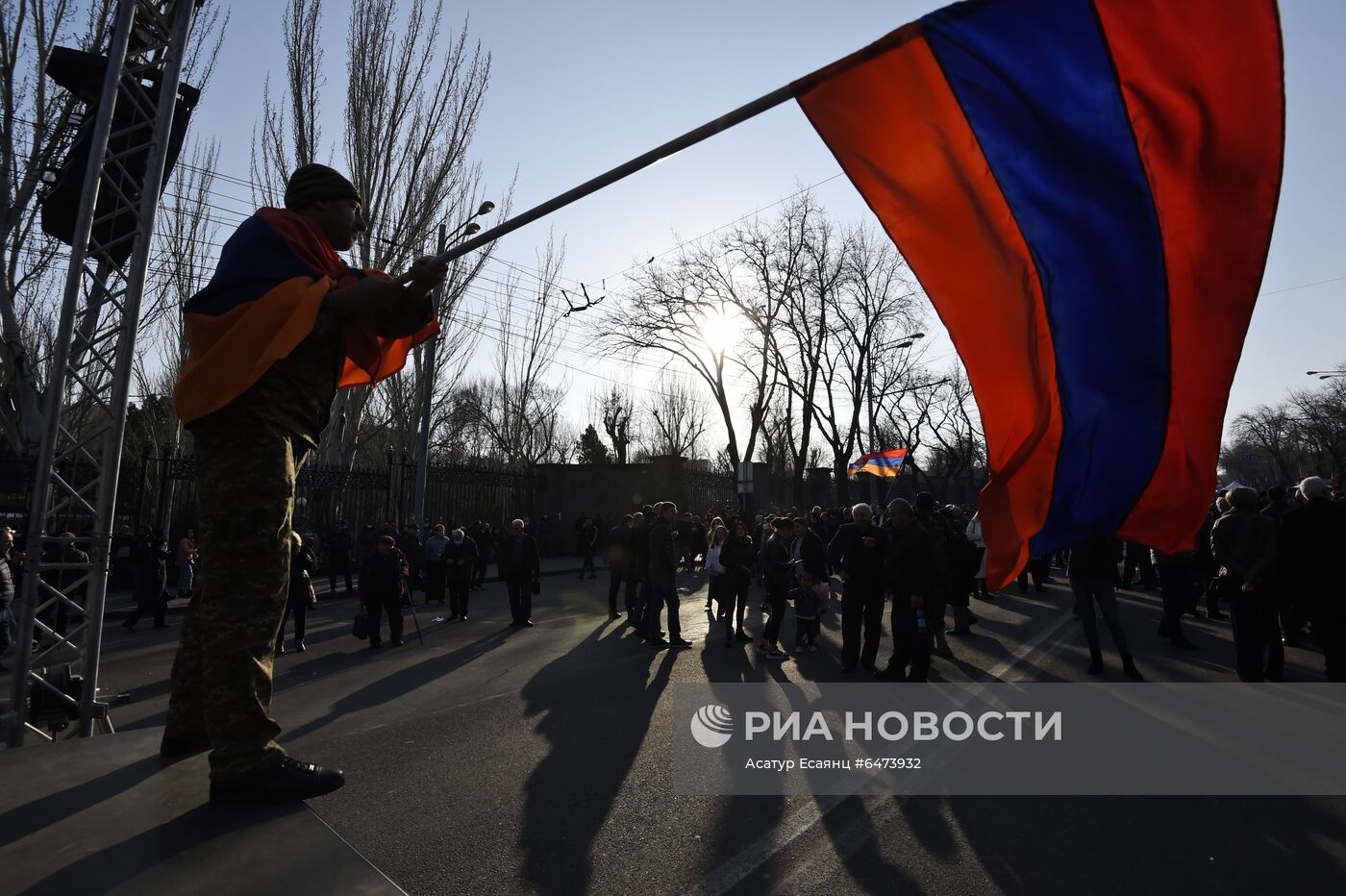 Акция протеста оппозиции в Ереване