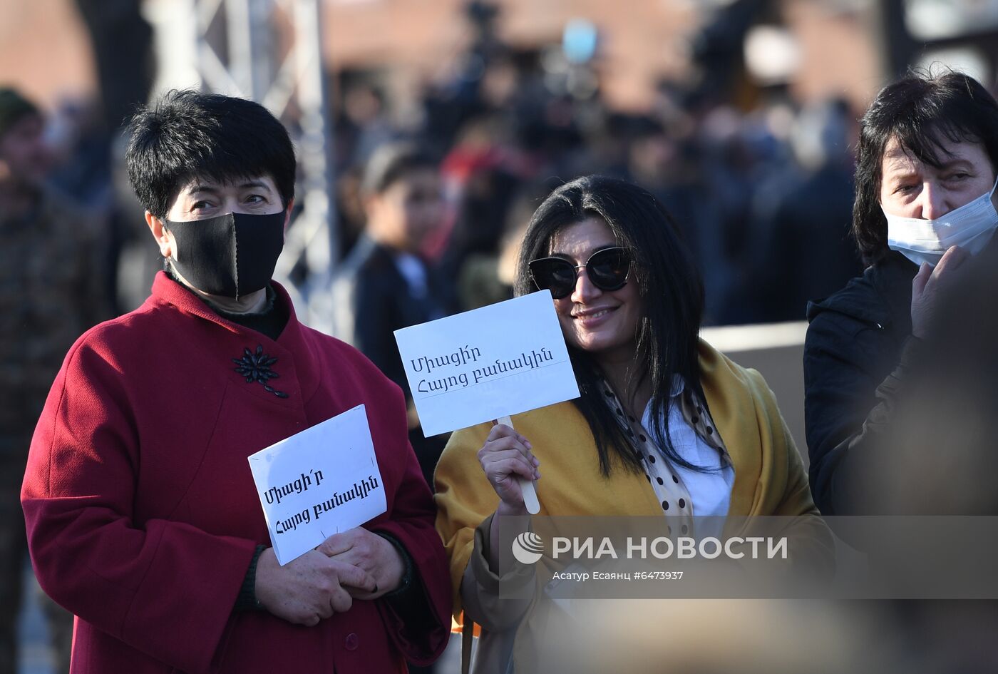 Акция протеста оппозиции в Ереване