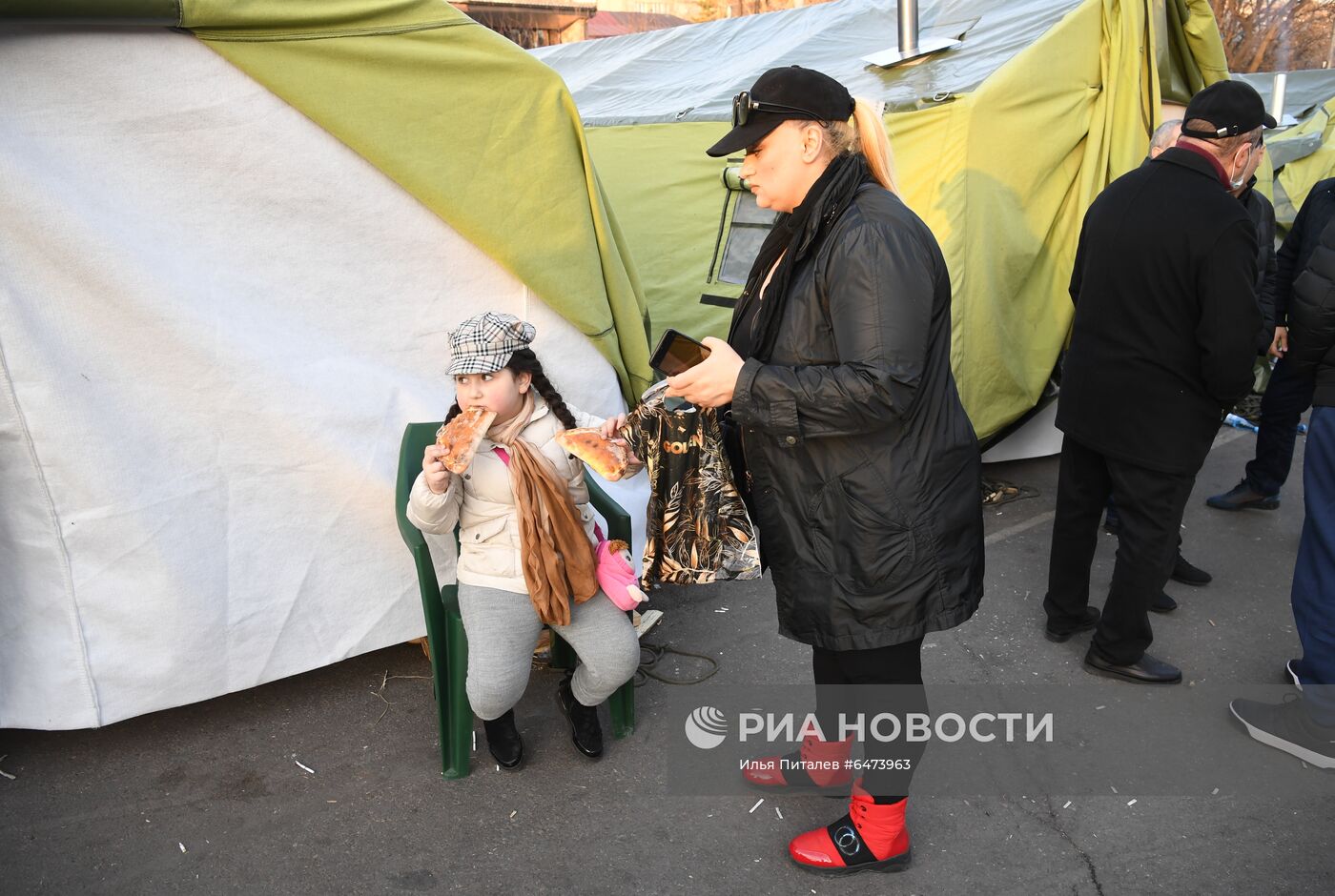 Акция протеста оппозиции в Ереване