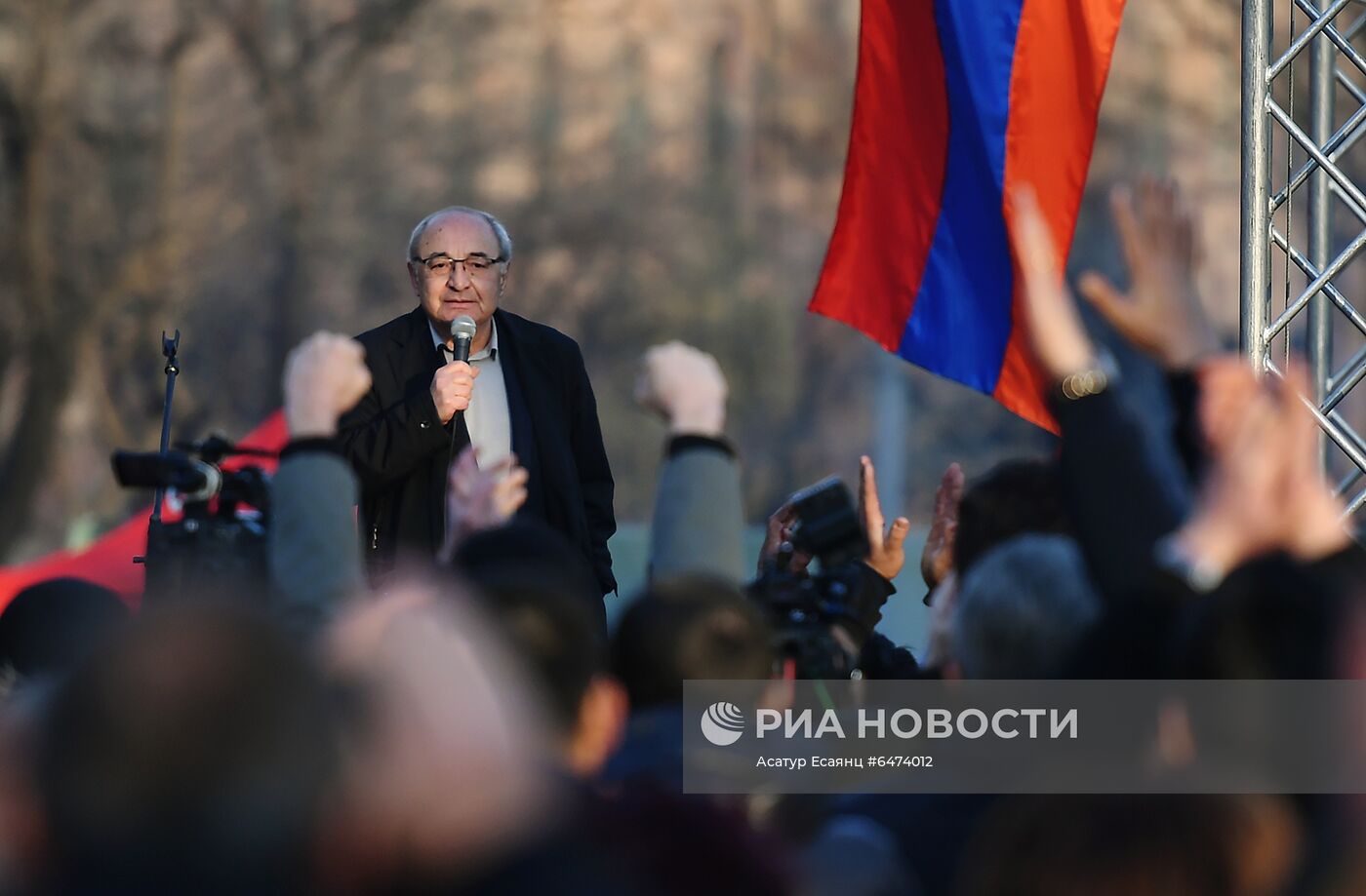 Акция протеста оппозиции в Ереване