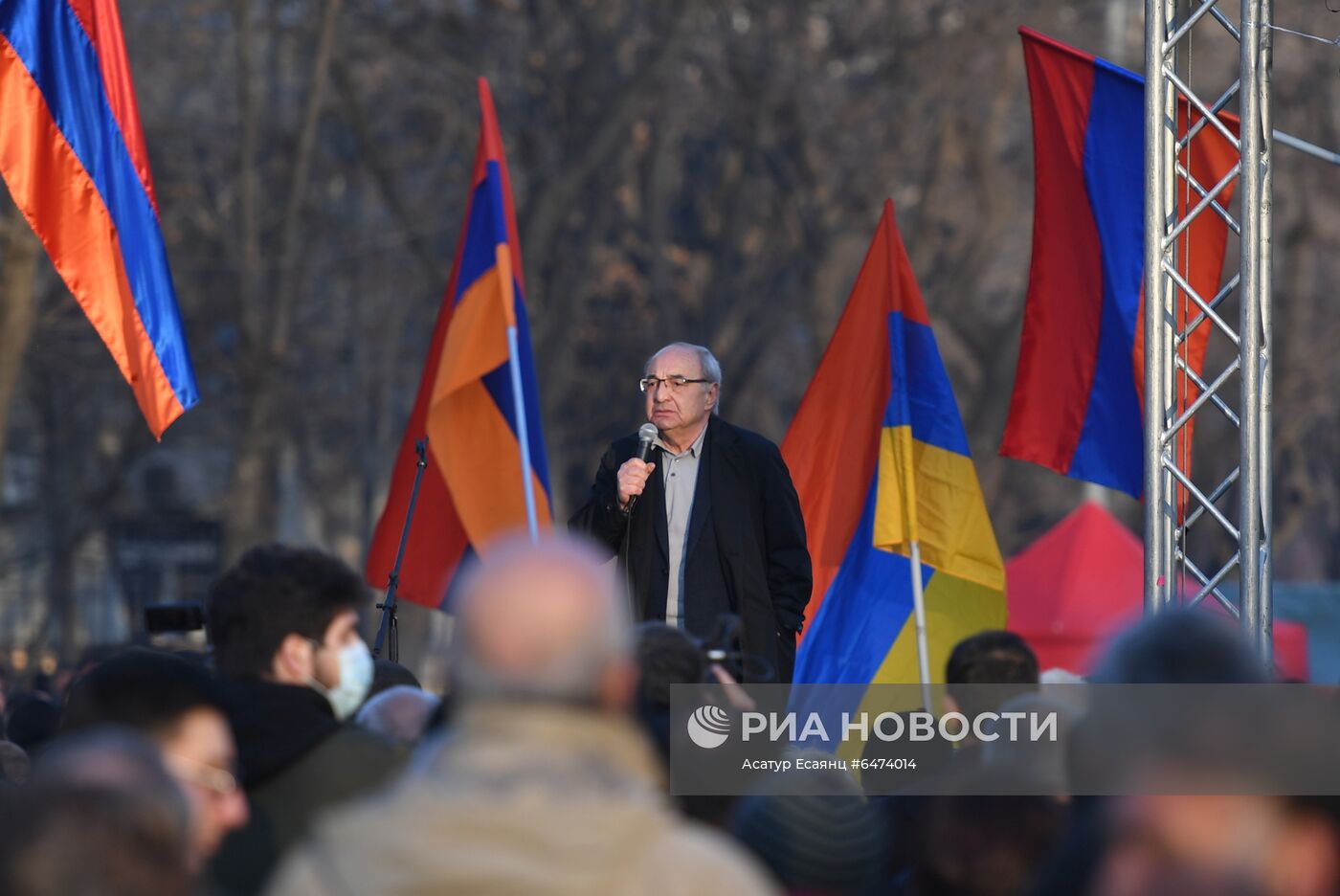 Акция протеста оппозиции в Ереване