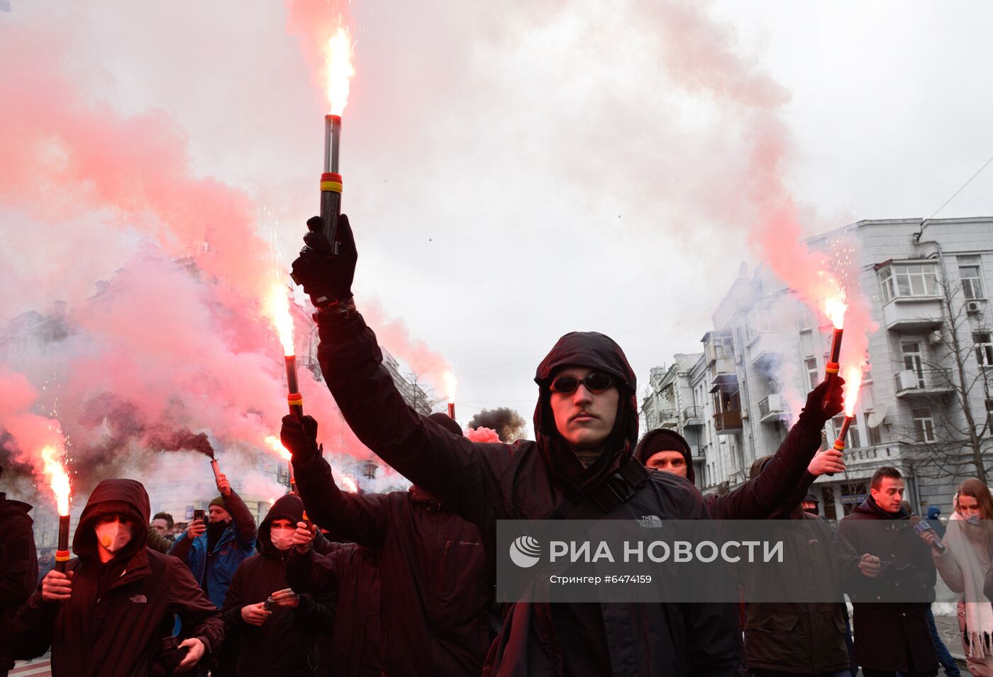 Акция националистов в Киеве