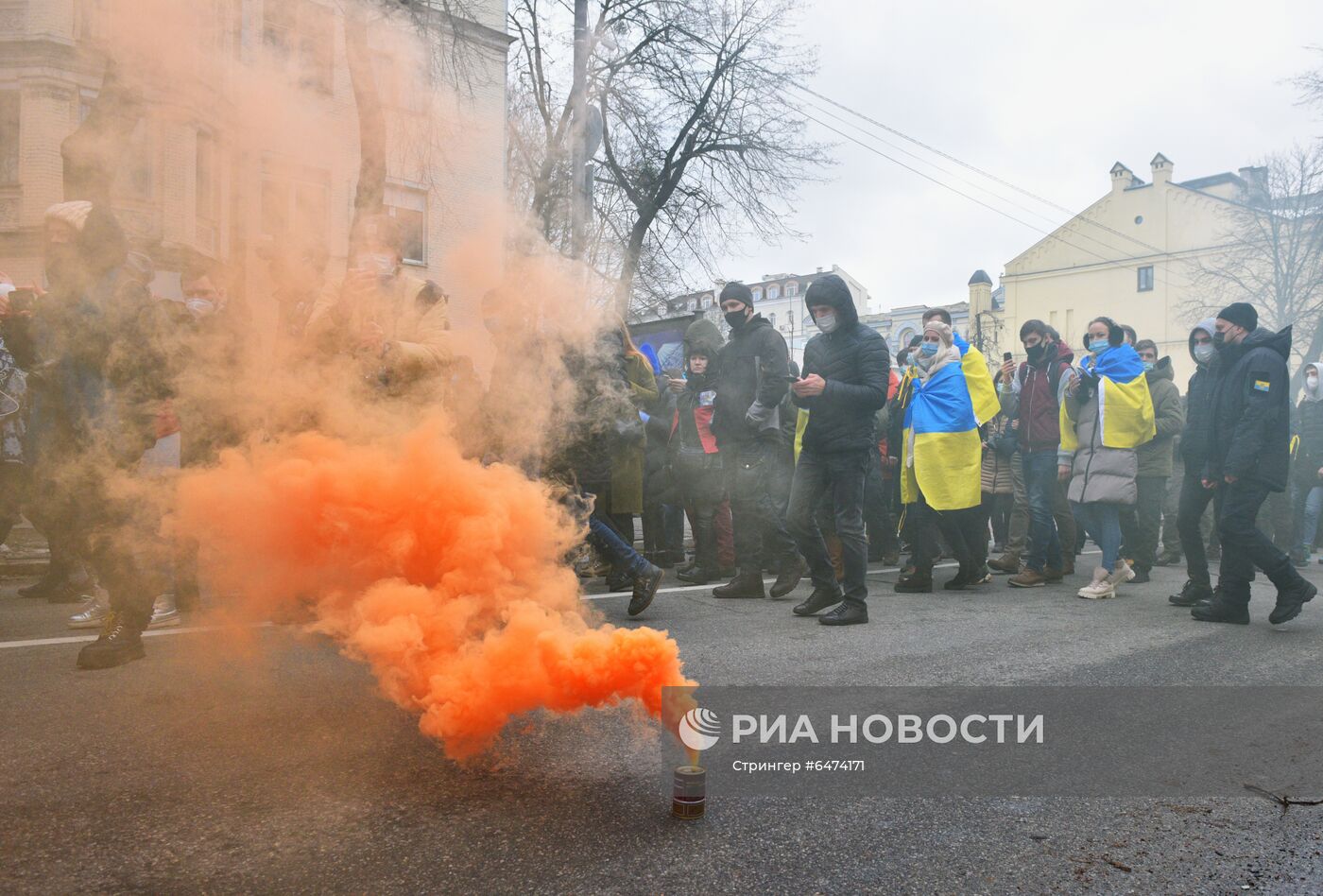 Акция националистов в Киеве