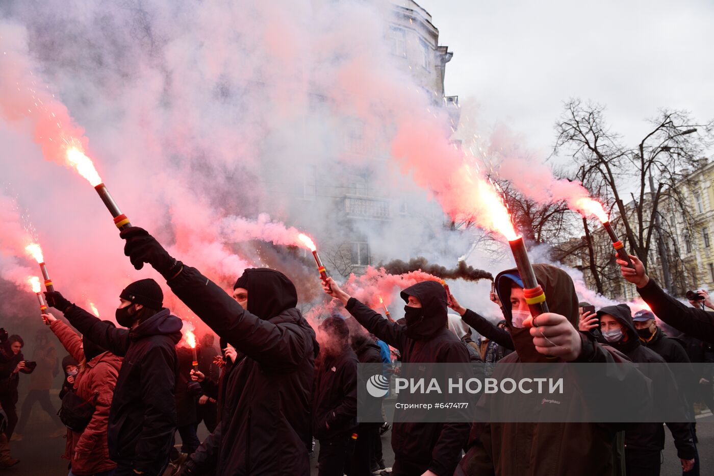 Акция националистов в Киеве