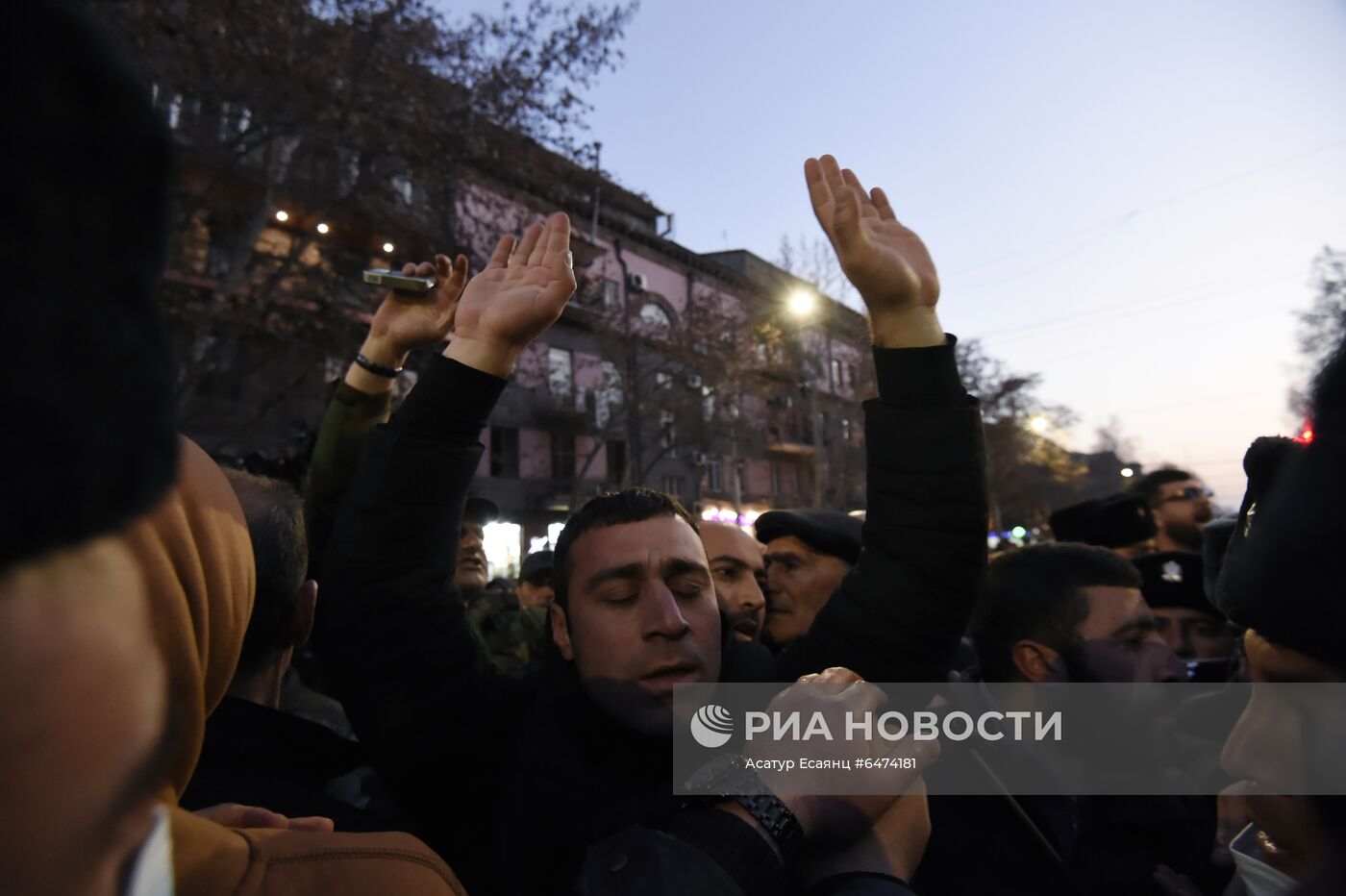 Акция протеста оппозиции в Ереване