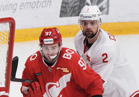 Хоккей. КХЛ. Матч "Спартак" - "Витязь"