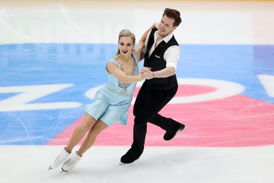 Фигурное катание. Финал КР. Танцы на льду. Ритмический танец