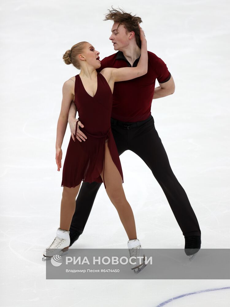 Фигурное катание. Финал КР. Танцы на льду. Ритмический танец