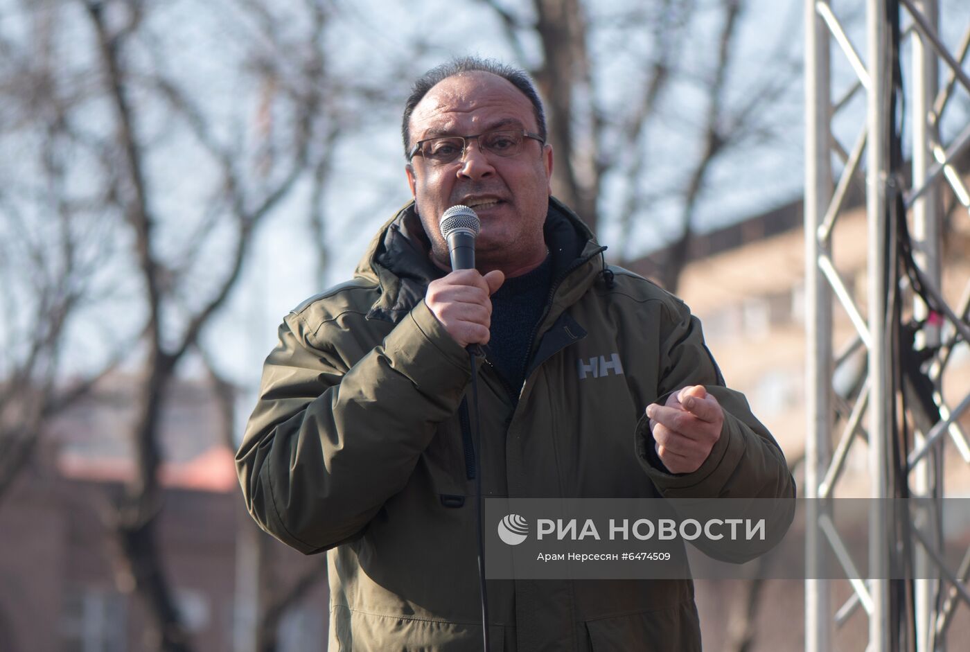 Акция протеста оппозиции в Ереване