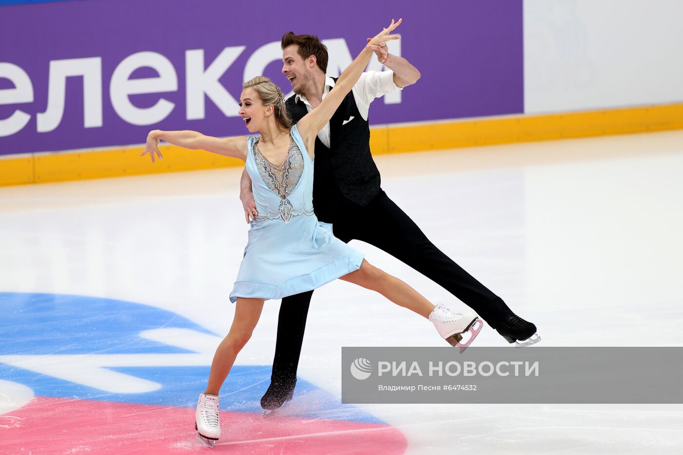 Фигурное катание. Финал КР. Танцы на льду. Ритмический танец