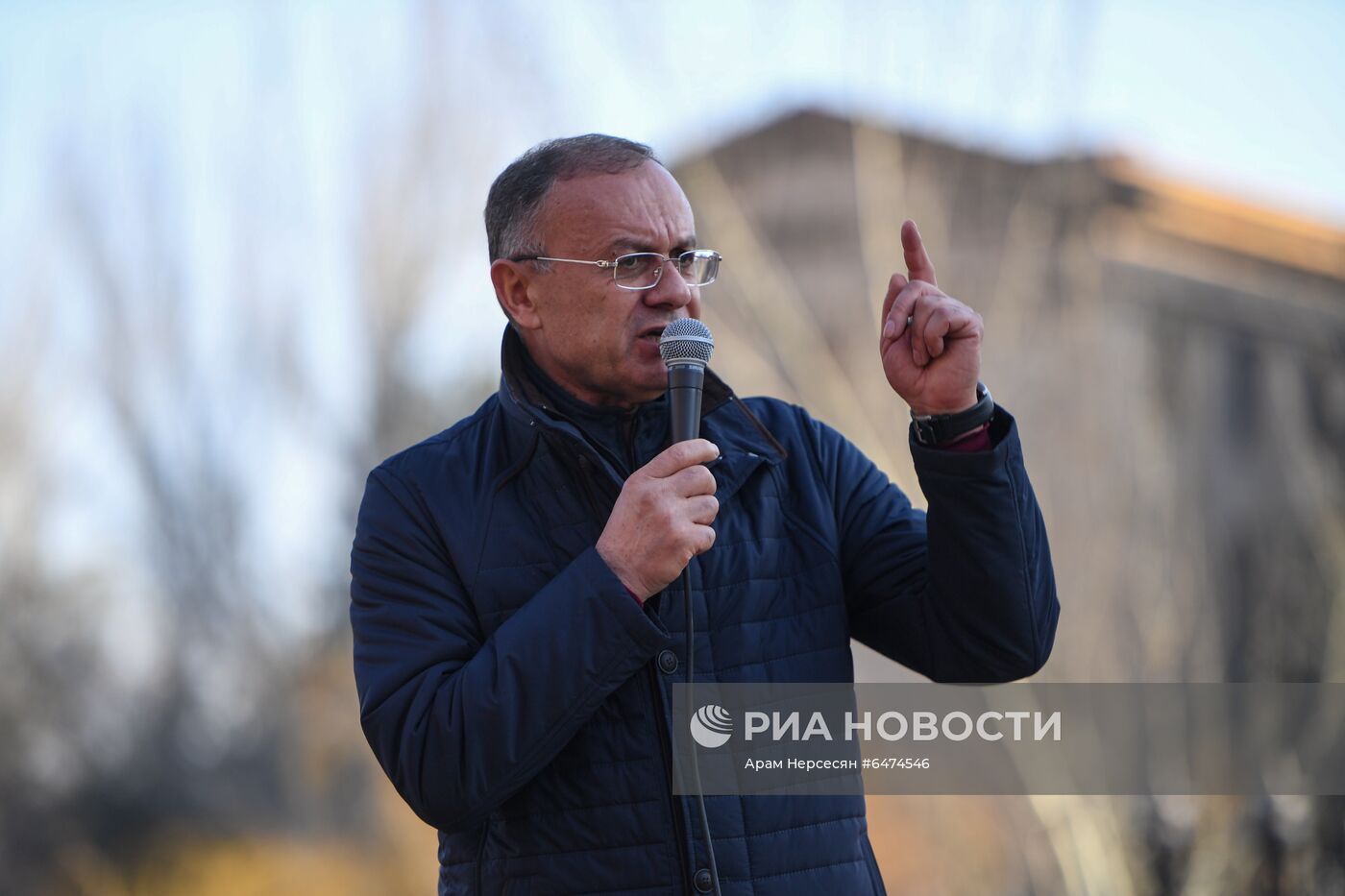 Акция протеста оппозиции в Ереване