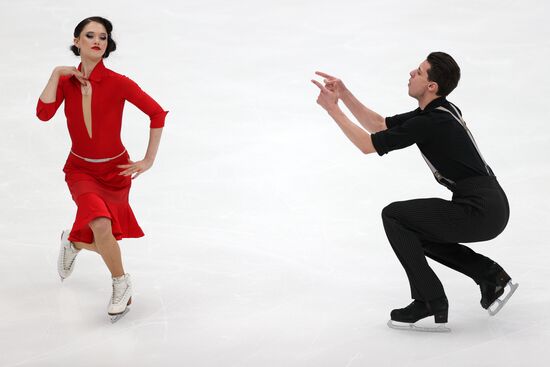 Фигурное катание. Финал КР. Танцы на льду. Ритмический танец